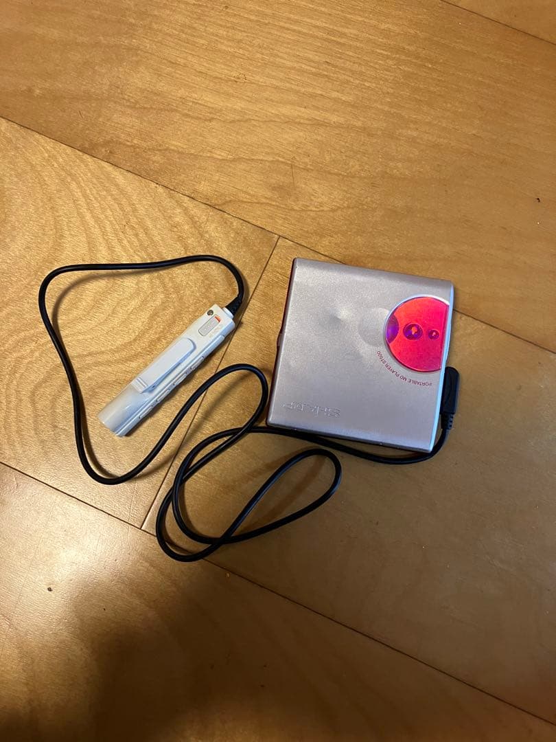 SHARP シャープ　MD-ST500-P ピンク　ポータブルMDプレーヤー