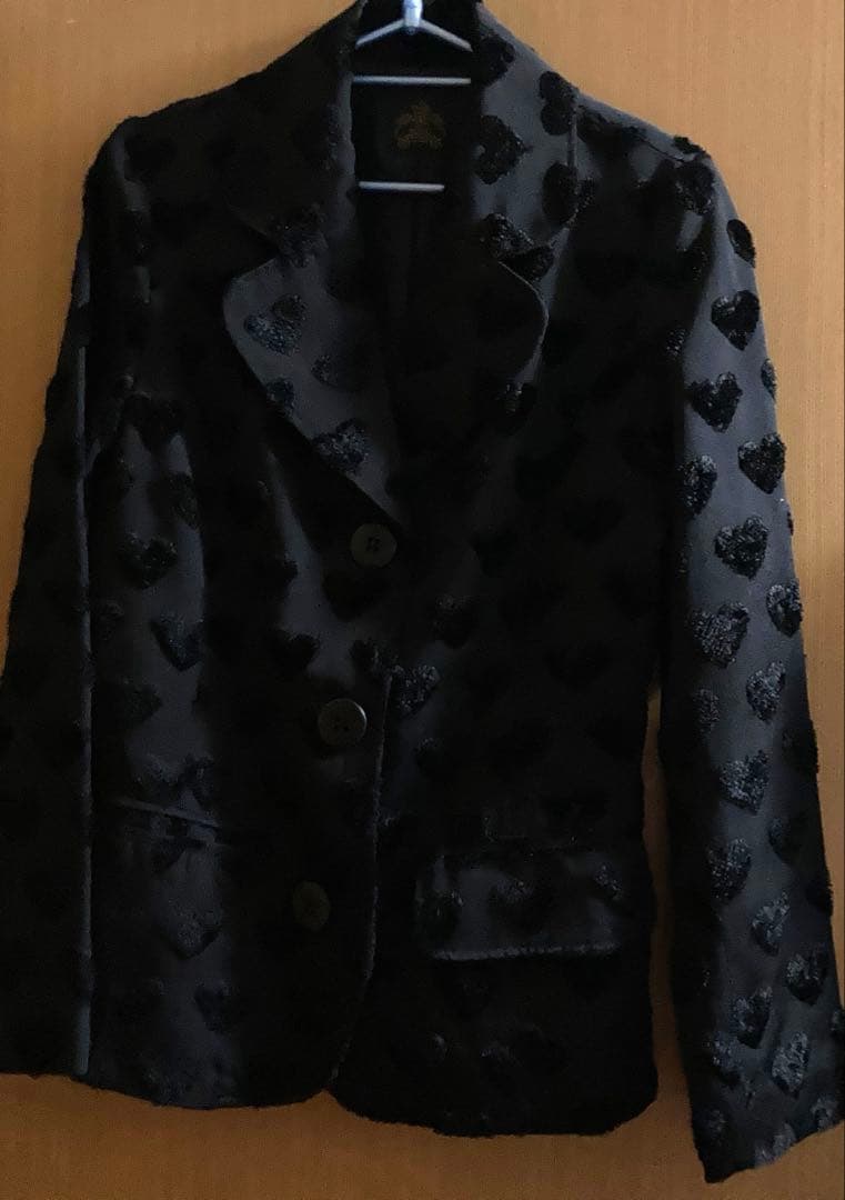 MIHO MATSUDA ミホマツダ ハート柄　ジャケット　W