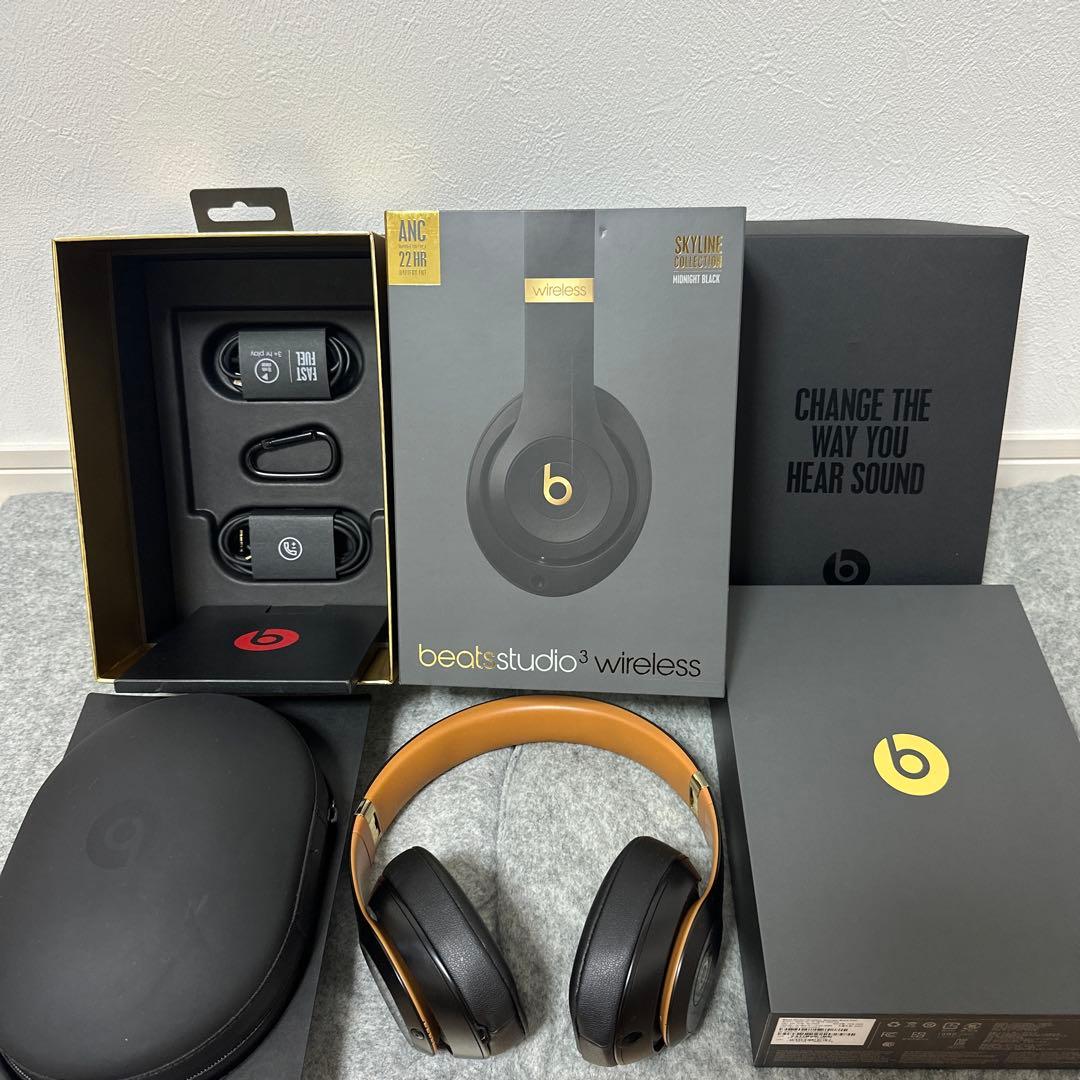 Beats Studio 3 Wireless ブラック/ゴールド