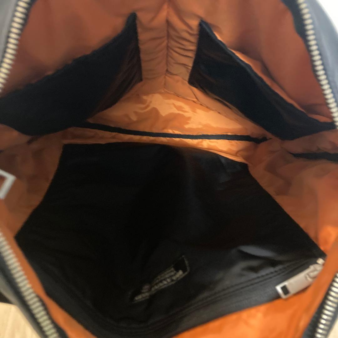 ポーター t-nuance ヘルメット ショルダー トート バッグ 黒 80周年