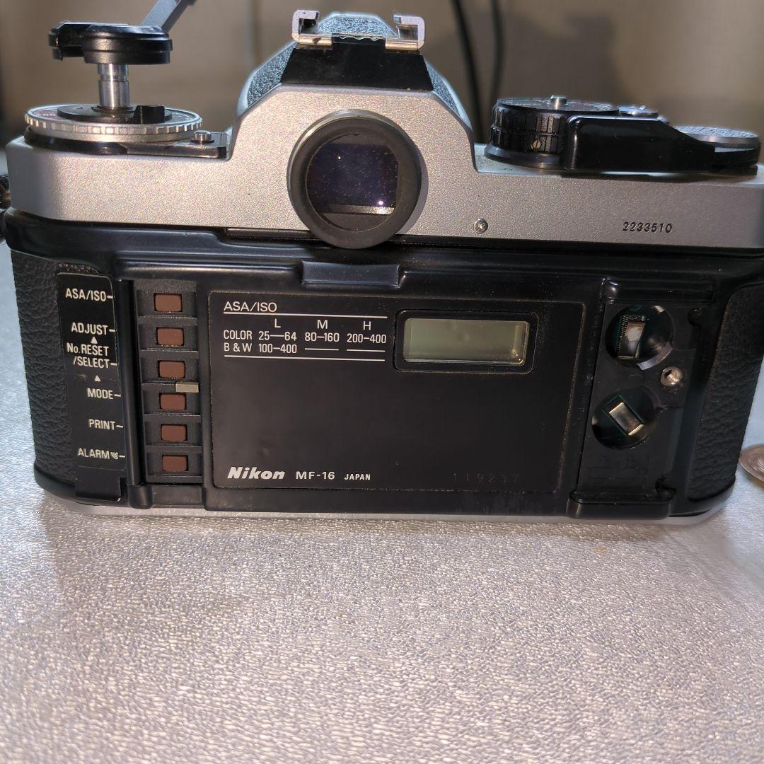 Nikon FE2 一眼レフカメラ シルバー　+レンズ+ケース