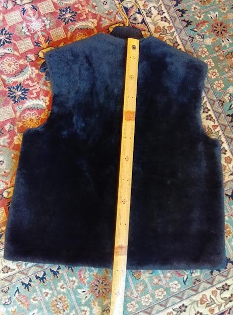 モンロー/エルメス　ムートンベスト　ジレ　サイズ34