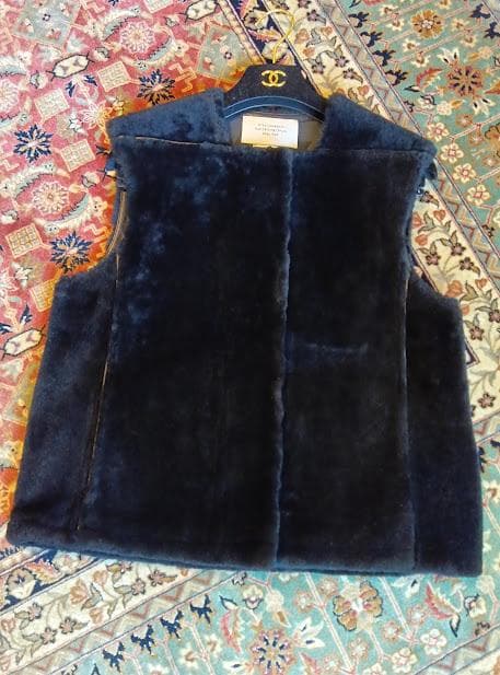 モンロー/エルメス　ムートンベスト　ジレ　サイズ34