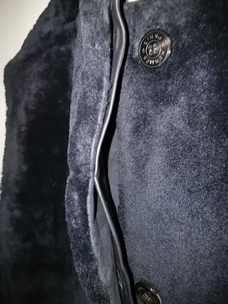 モンロー/エルメス　ムートンベスト　ジレ　サイズ34