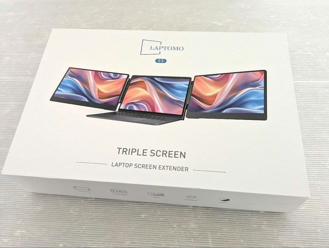 ディスプレイ・モニター本体 LAPTOMO S3 TRIPLE SCREEN