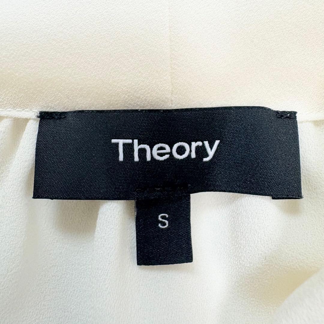 セオリー ボウタイ ブラウス ホワイト 入学式 セミフォーマル