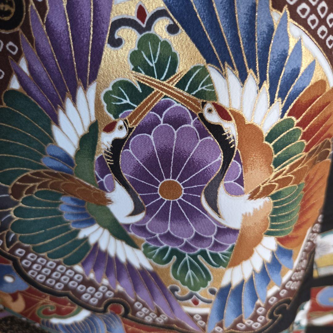 1-19　正絹　男の子お祝い着物　長襦袢付き　産着　七五三　逸品