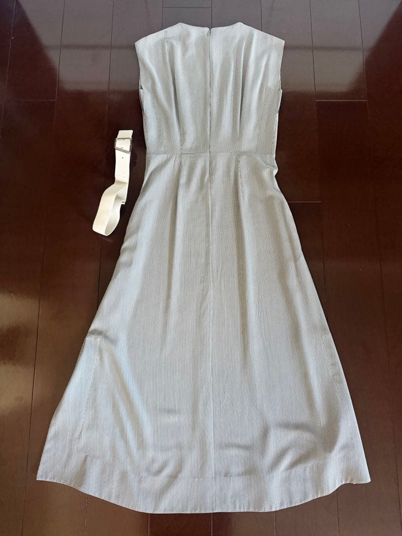 A-K-R-I-S ノースリーブストライプロングワンピース