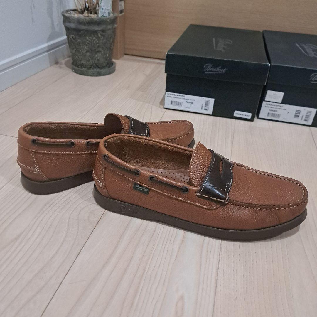BEAMS別注 Paraboot パラブーツCORSICA/コルシカ ローファー