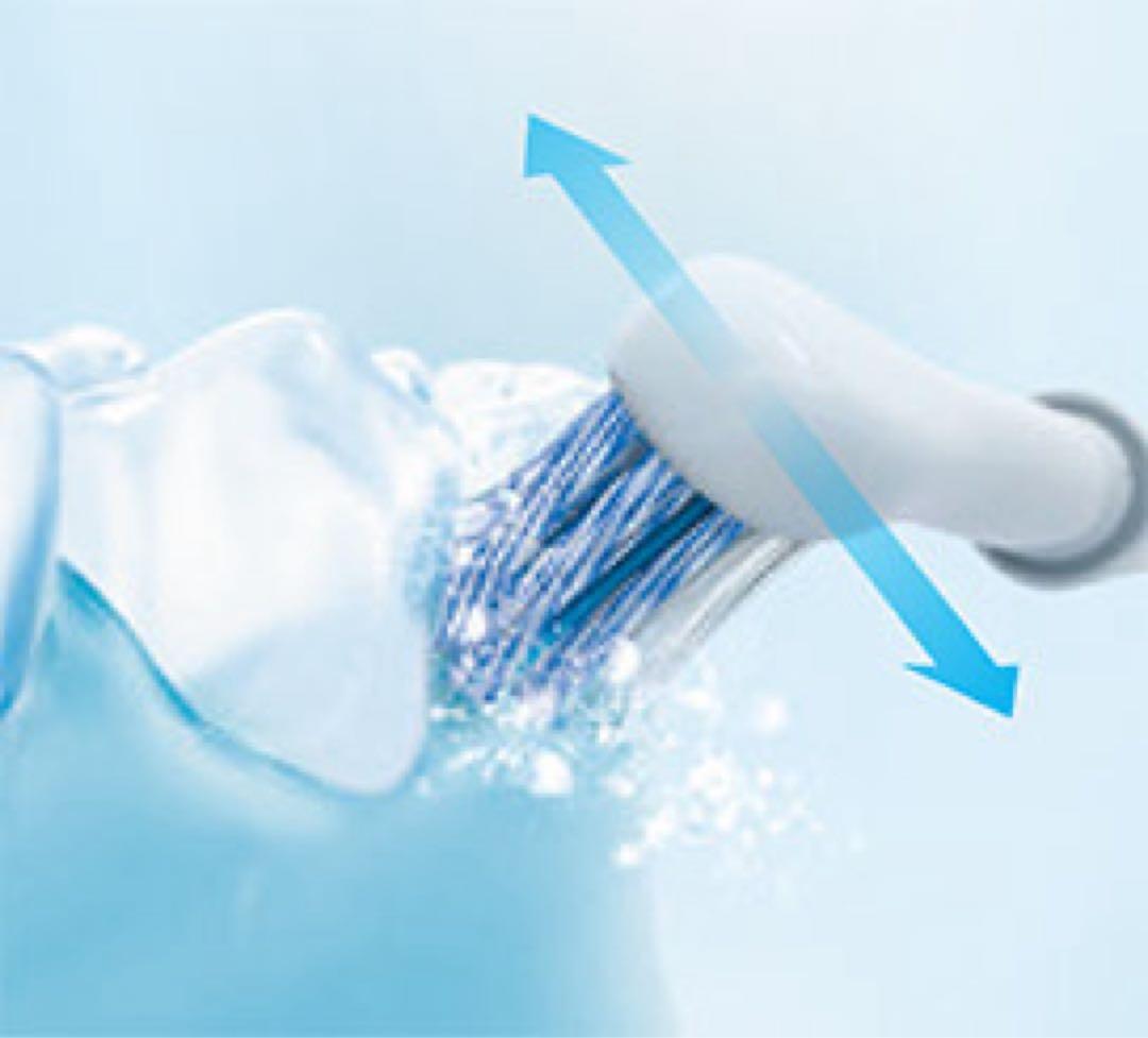 【新品】オムロン 電動歯ブラシHT-B322-SL ★替歯ブラシ４本付