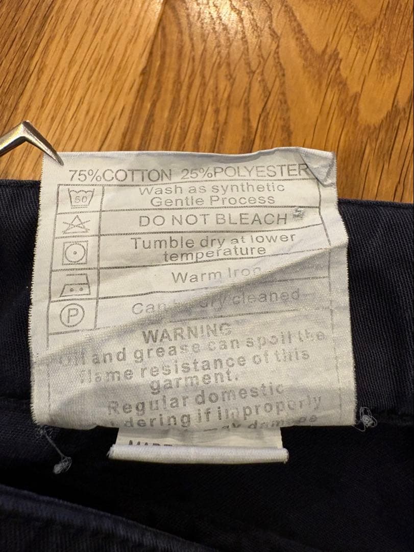 値下げ中！イギリス軍 ロイヤルネイビー ジャケット&スラントカーゴ 上下セット