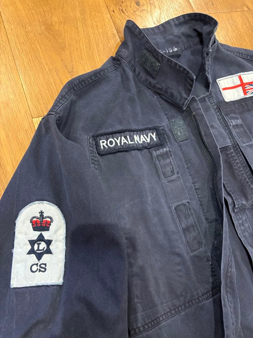 値下げ中！イギリス軍 ロイヤルネイビー ジャケット&スラントカーゴ 上下セット