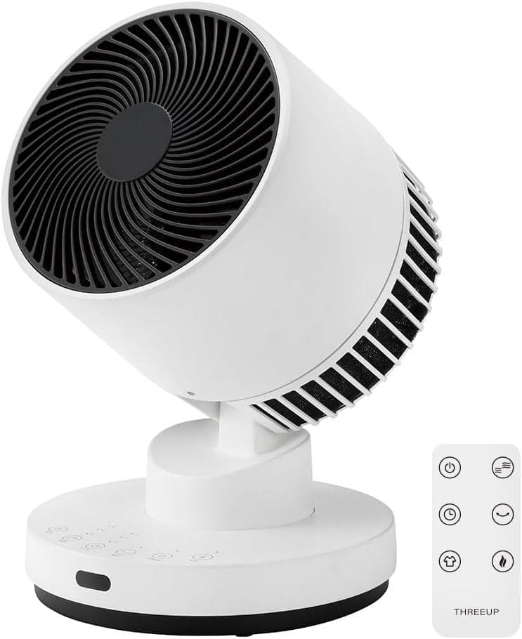 スリーアップ 温冷 サーキュレーター 温風機能 ホワイト HC-AZ0694WH