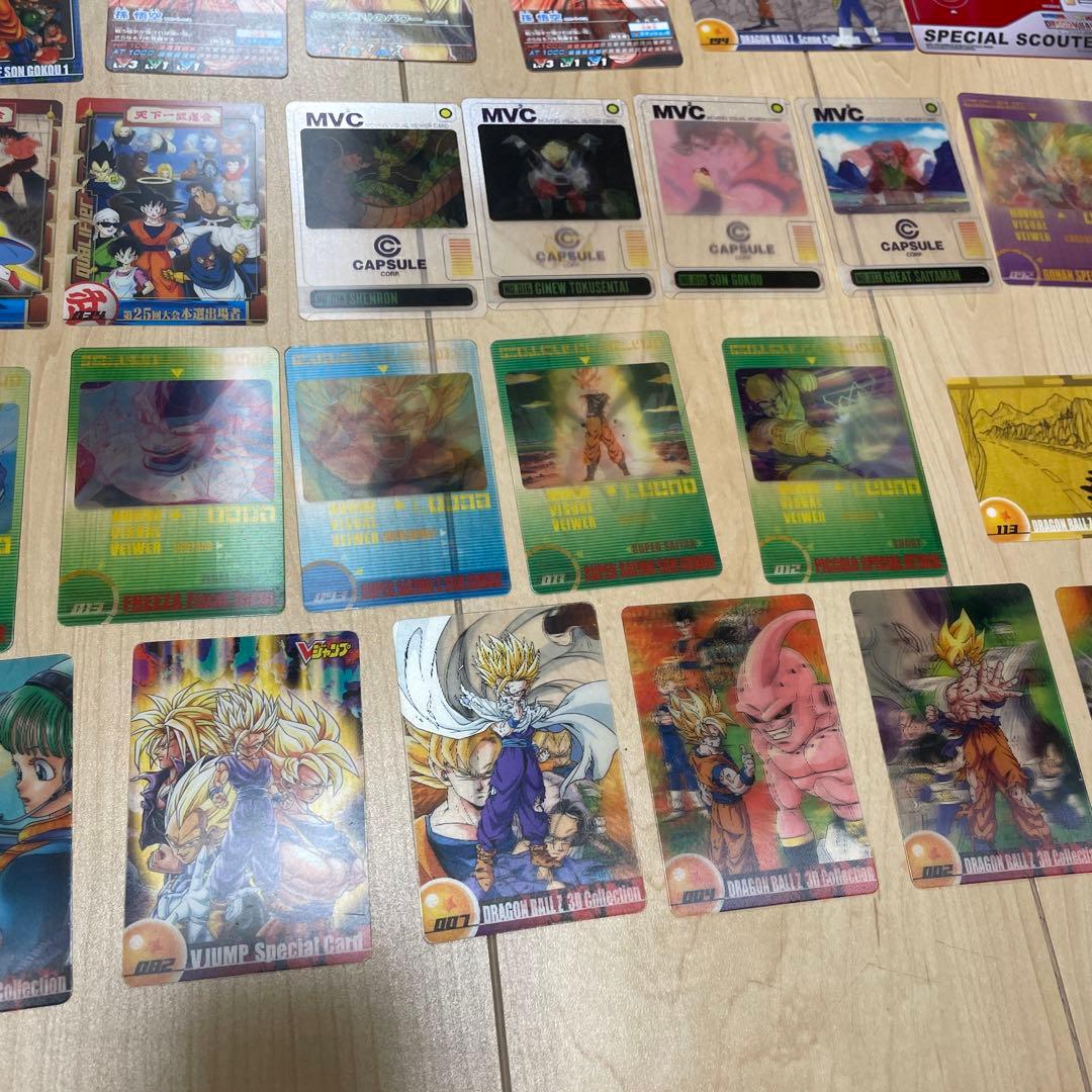 希少ドラゴンボール森永ウエハースカード&3Dカード 計101枚セット&付録。32