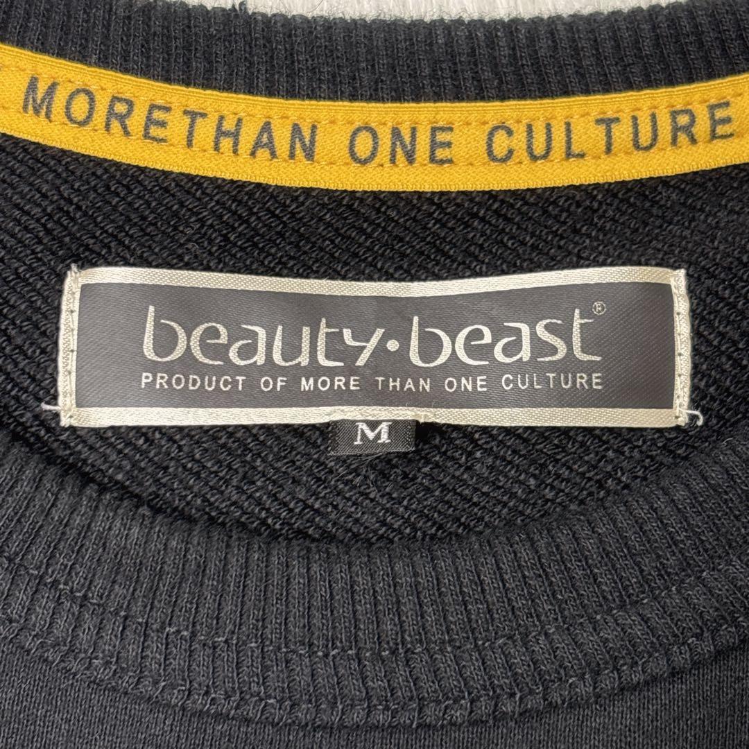 ビューティービースト Primo 柄グラフィッククルーネックスウェットシャツ