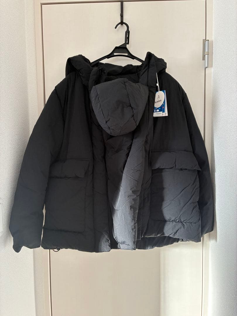 ベビーキャリア 2way アウター パデッド ジャケット ブラック