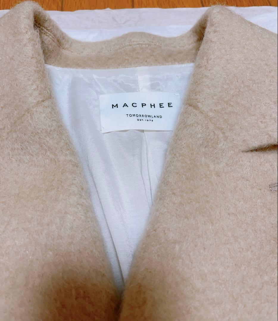 マカフィー モヘヤシャギーダブルブレストジャケット