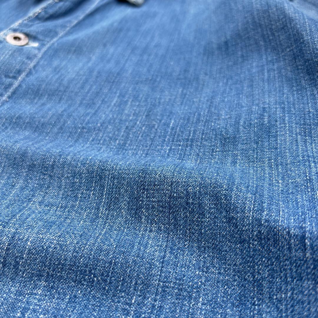 40s WWⅡ 大戦デニムカバーオール 2ポケ ドーナツボタン