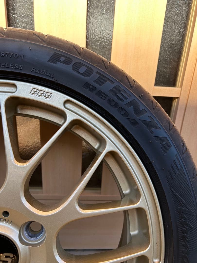 クロイチ　BBSホイールセット 15インチ　ポテンザ 165/55R15
