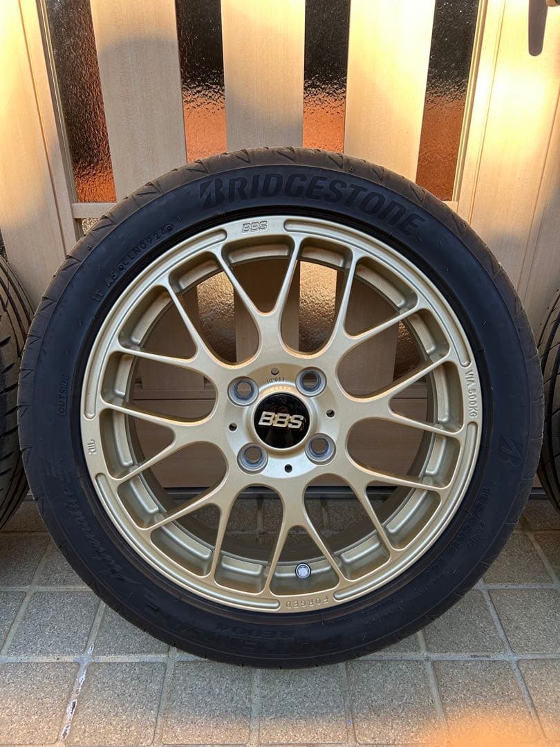 クロイチ　BBSホイールセット 15インチ　ポテンザ 165/55R15