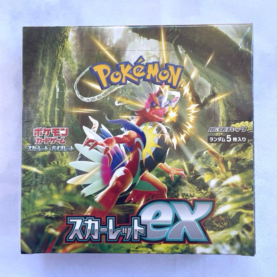 【シュリンク付き未開封】ポケモンカード ポケカ スカーレットex 1ボックス
