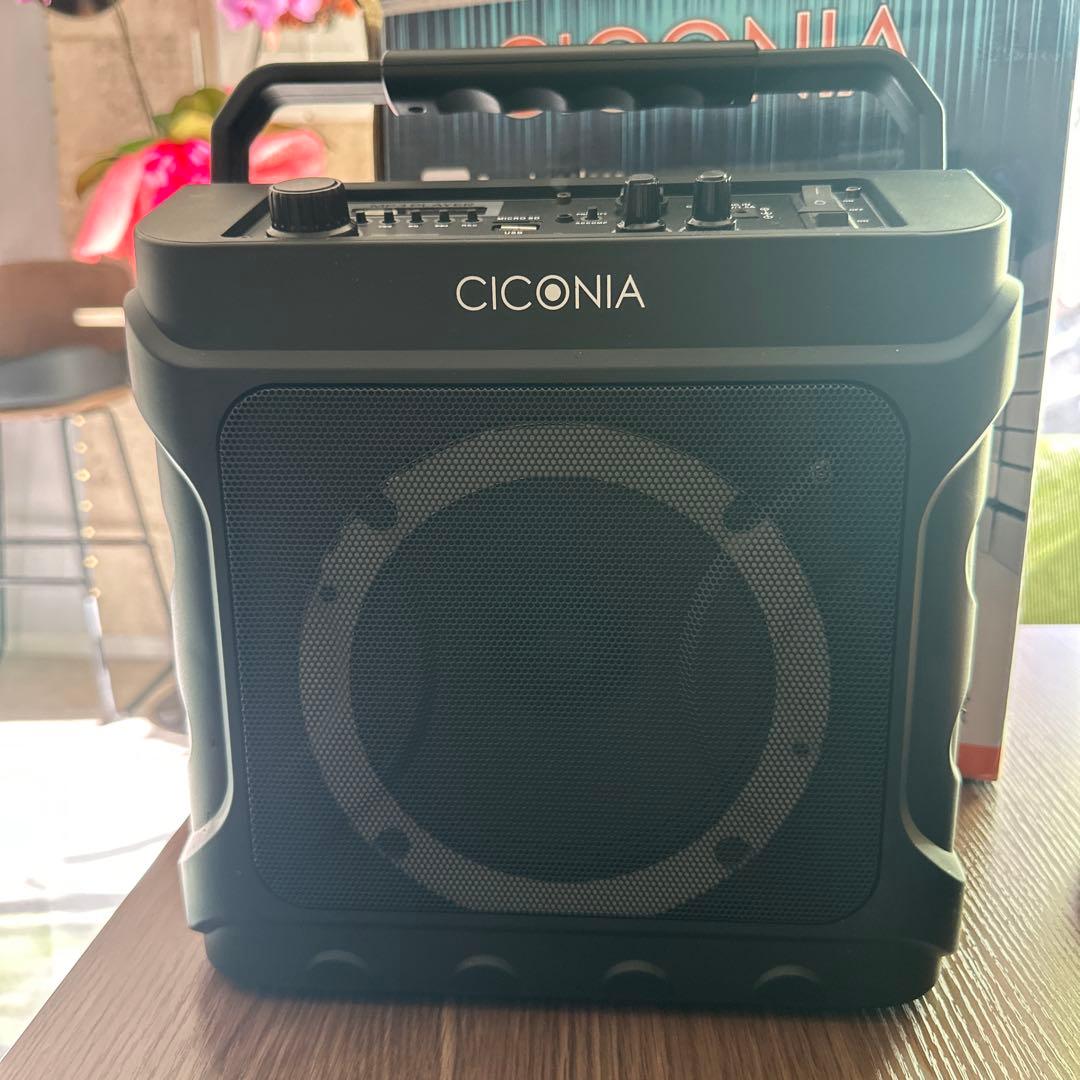 CICONIA ワイヤレススピーカー マイク2本付き