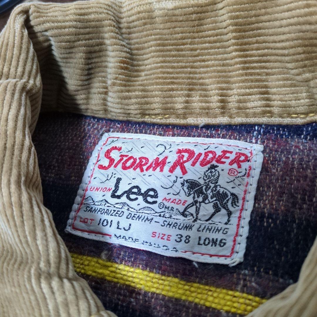 60s Lee 101LJ storm rider long 38サイズ