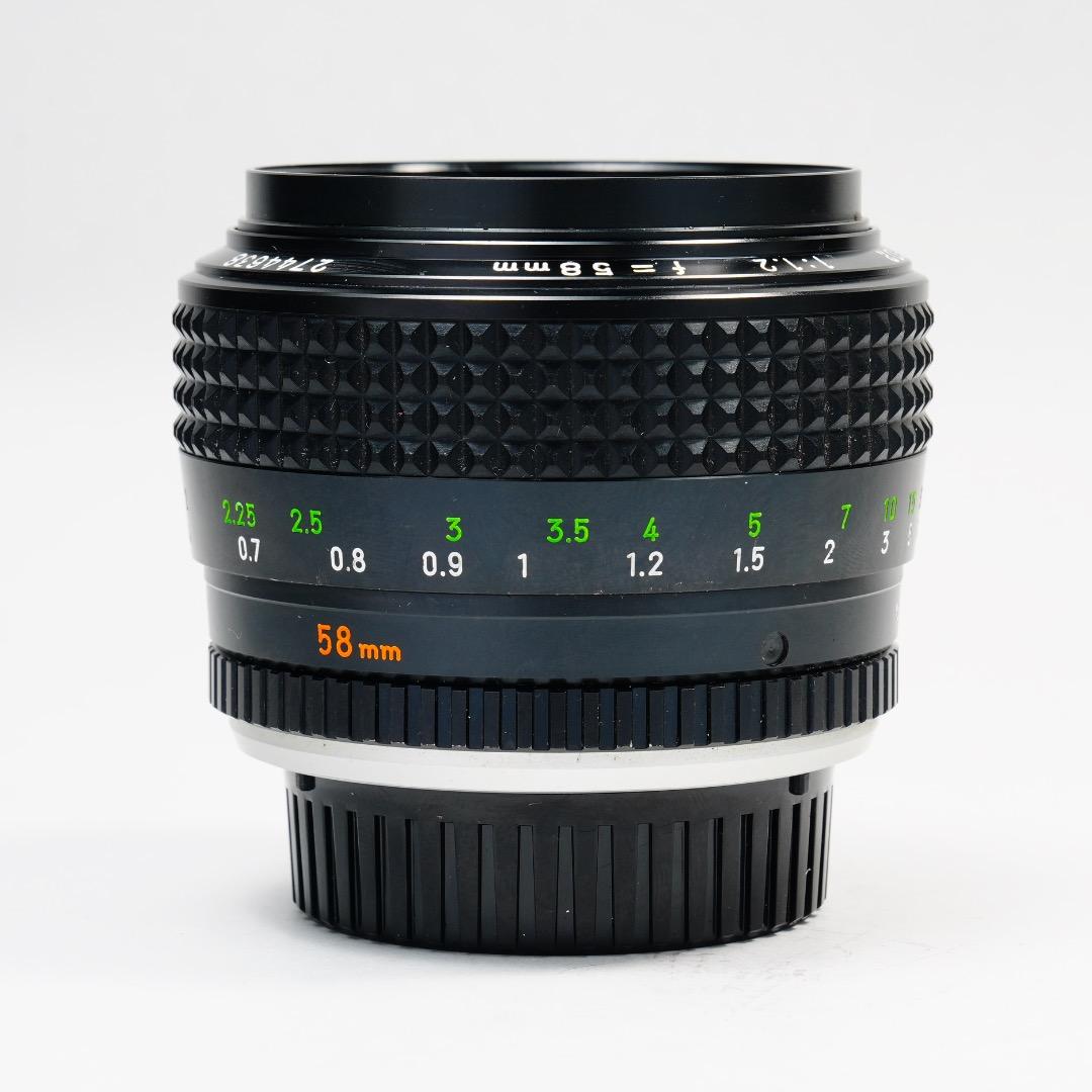 【鷹の目】ミノルタ MC-ROKKOR PG 58mm F1.2 後期 638