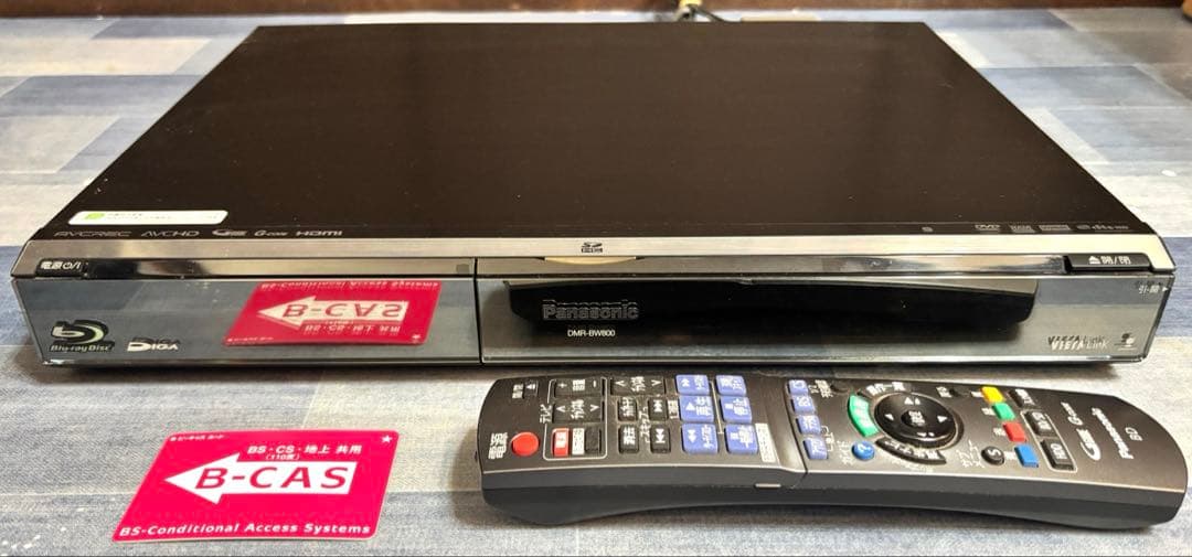 N2565 Panasonic DMR-BW800 ブルーレイプレーヤー