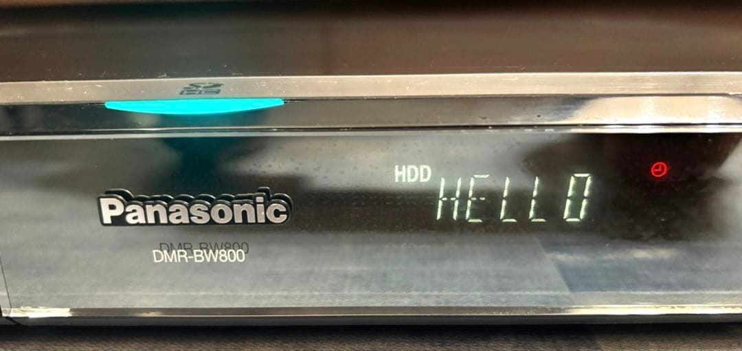 N2565 Panasonic DMR-BW800 ブルーレイプレーヤー