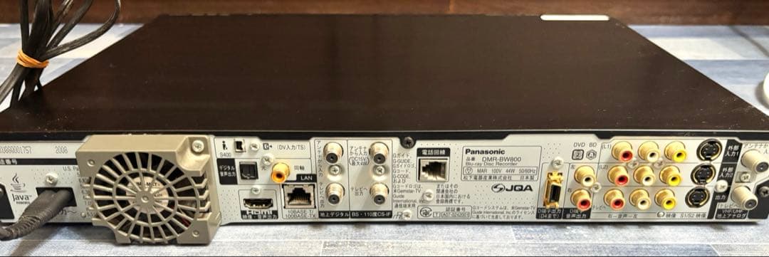 N2565 Panasonic DMR-BW800 ブルーレイプレーヤー