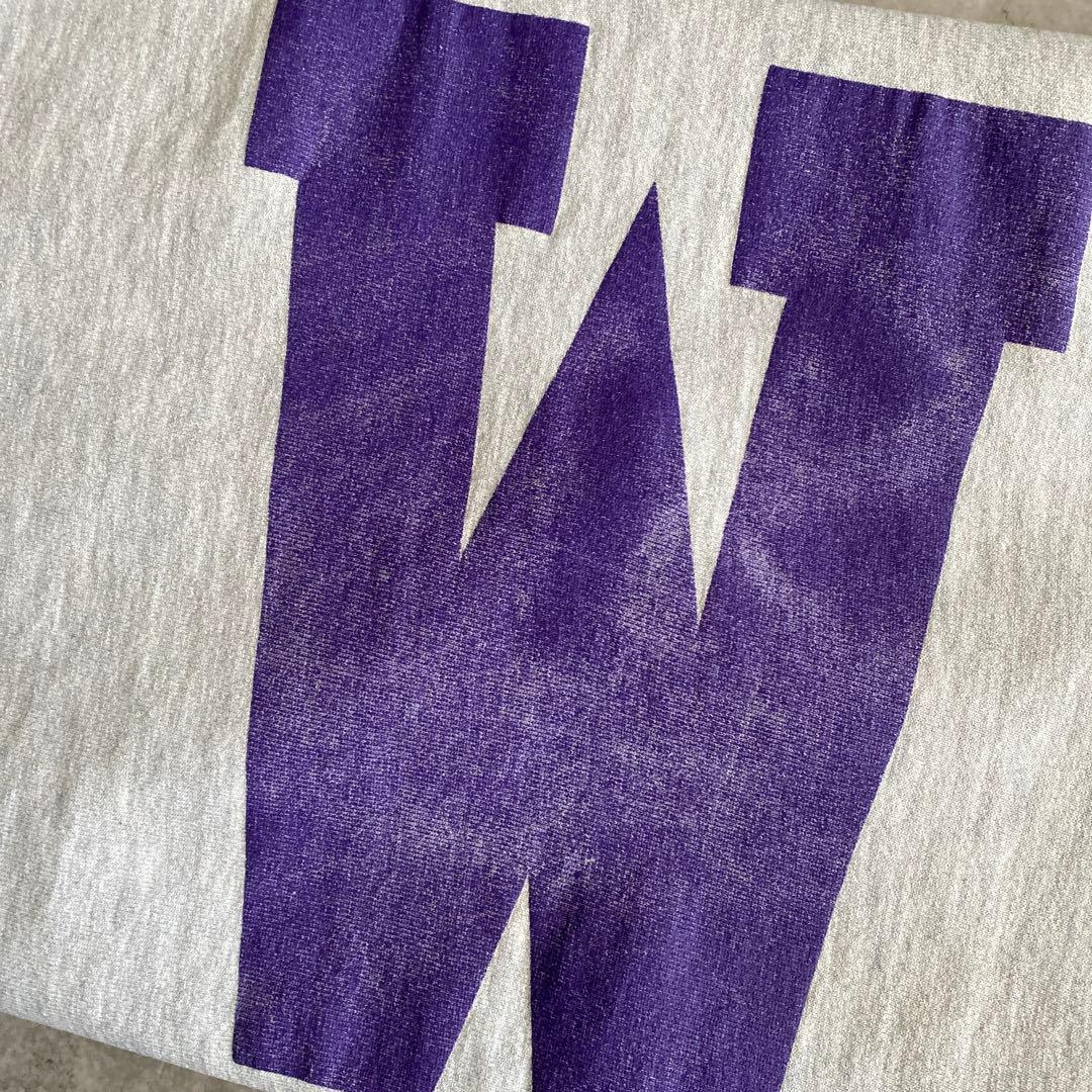 90sチャンピオンUSA製ウィリアムズ両面プリント後ろデカWリバースウィーブXL