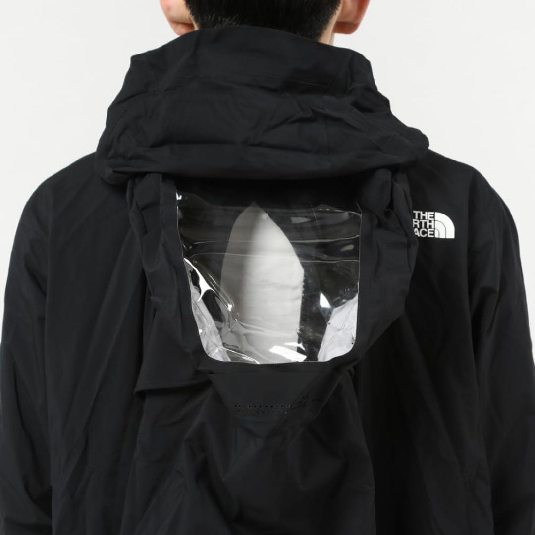 新品 Lサイズ 定価4.9万 ザ・ノースフェイス マタニティ レインコート 黒