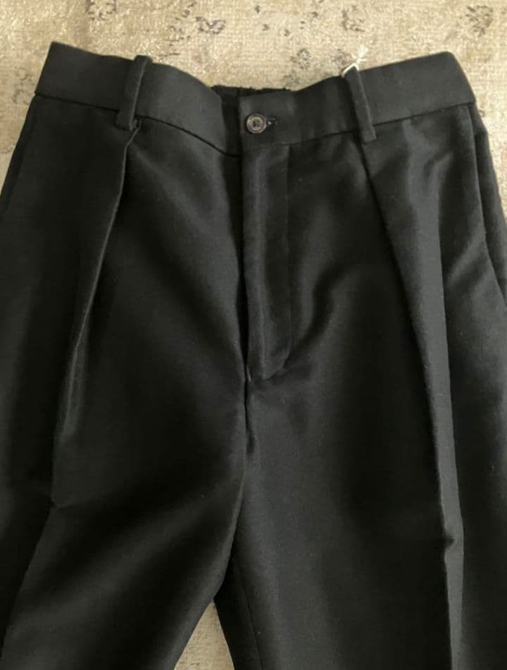 マーカウェア　ペグトップ　オーガニックコットン　シルクモールスキン