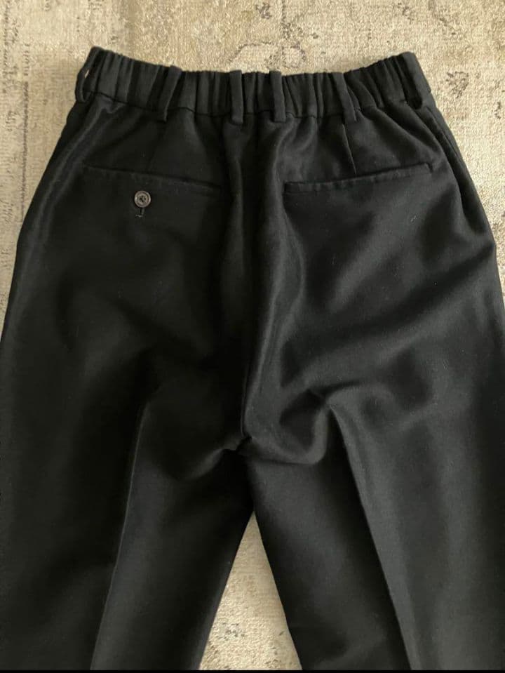 マーカウェア　ペグトップ　オーガニックコットン　シルクモールスキン