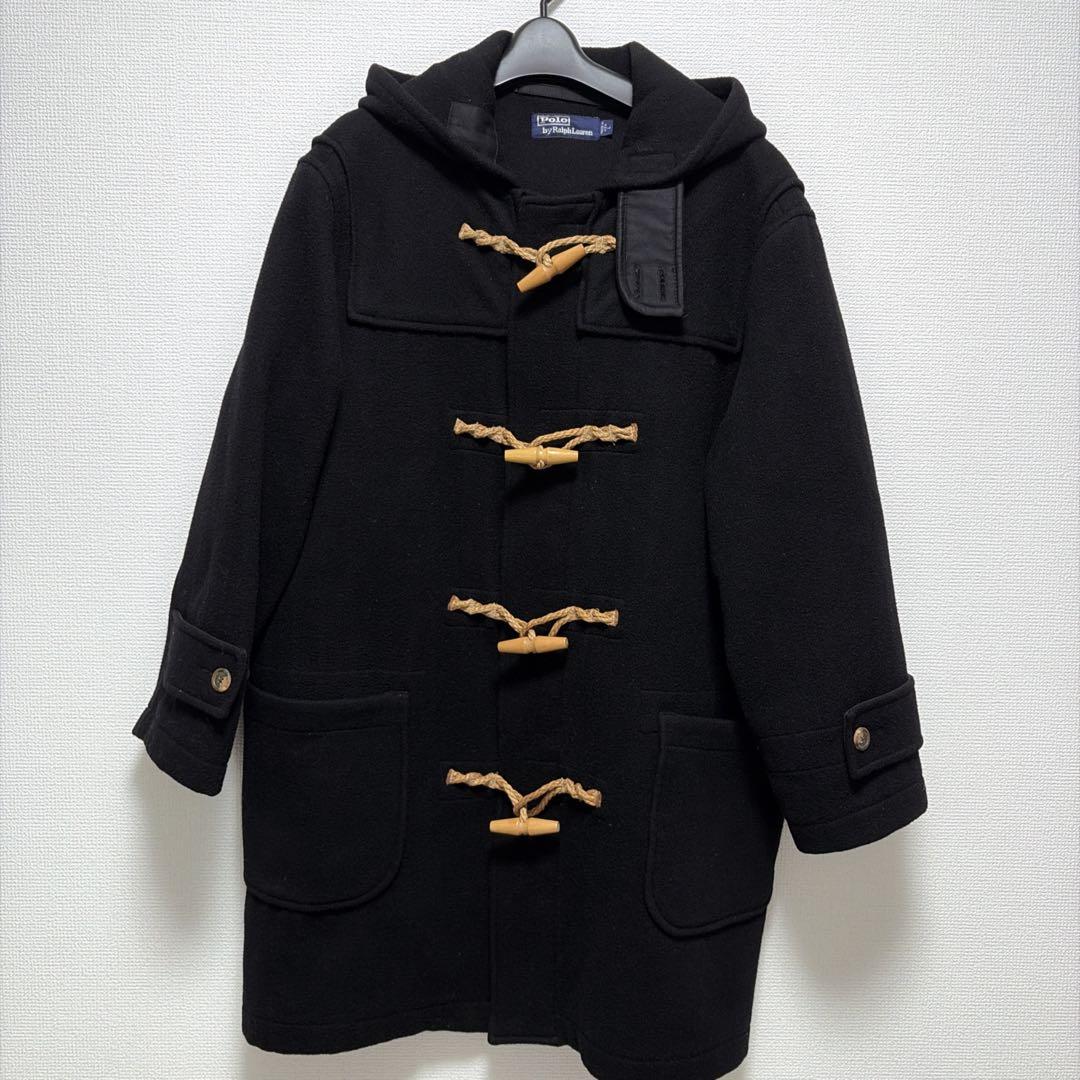 ポロラルフローレン　ダッフルコート USA製　ブラック　L