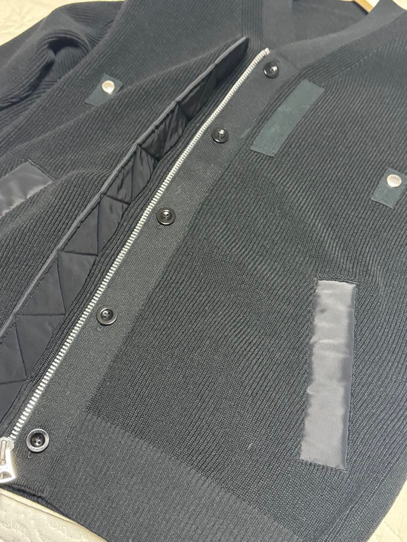 y*a様 sacai サカイ　ミリタリー　MA1　ドッキング　カーディガン　コー