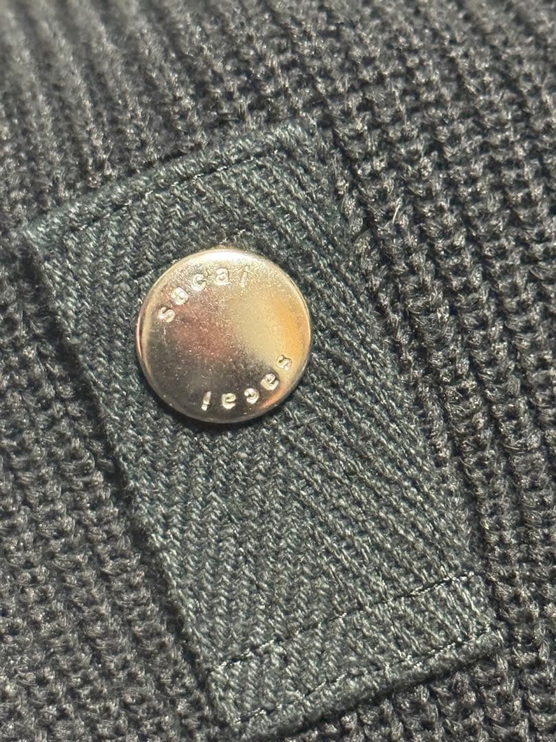 y*a様 sacai サカイ　ミリタリー　MA1　ドッキング　カーディガン　コー