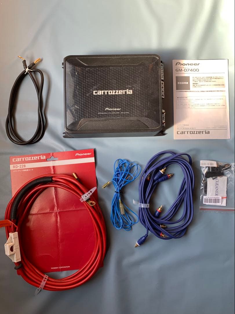 カロッツェリア GM-D7400 200w x 4ch パワーアンプ