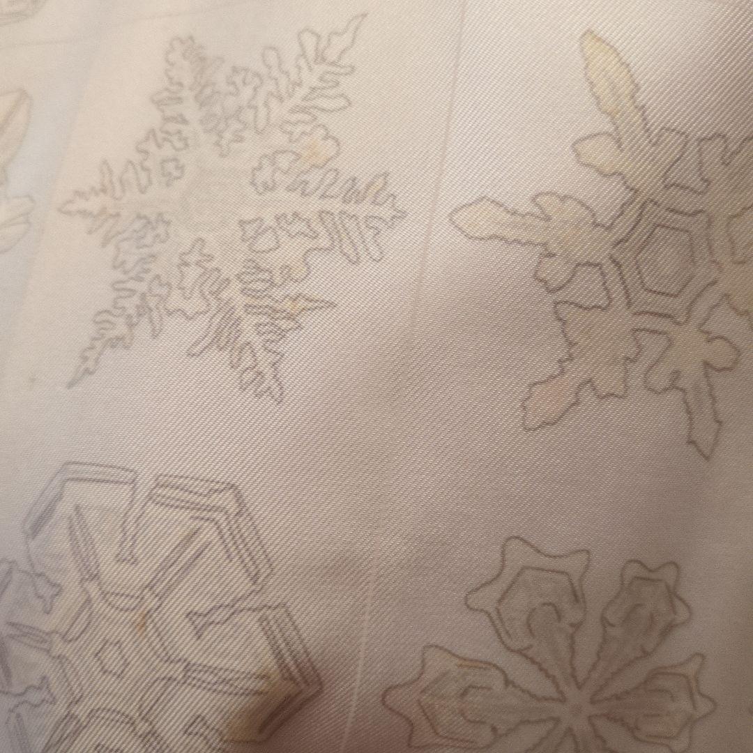 アイボリー 雪の結晶模様 ノースリーブベスト エルメス