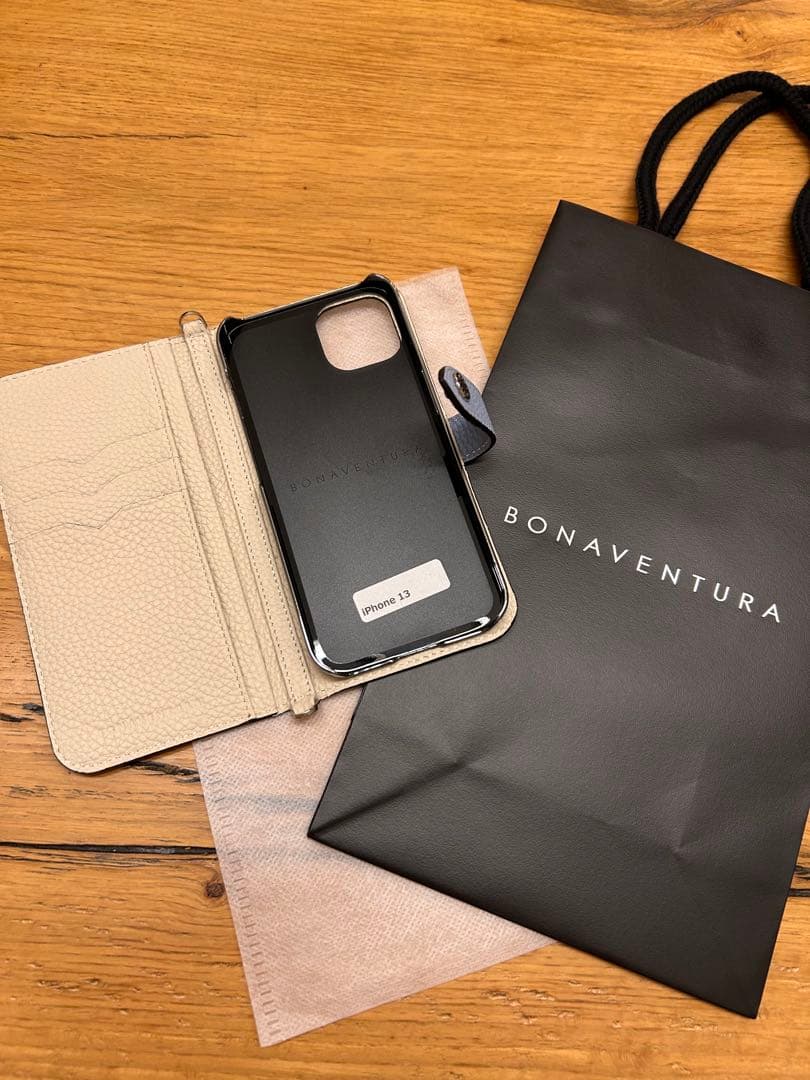 新品未使用 BONAVENTURA iPhone 13/14 バイカラー ブルー