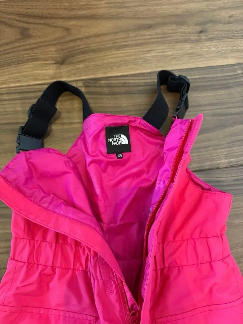 ノースフェイス　子ども用スキーウェア 100ピンク ネイビー