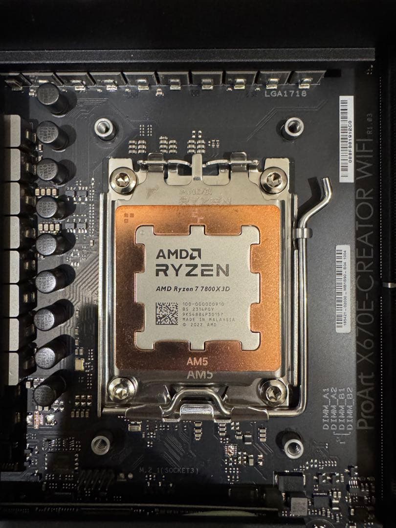 【最終値下げ】Ryzen7 7800X3D＋ProArt X670E＋α