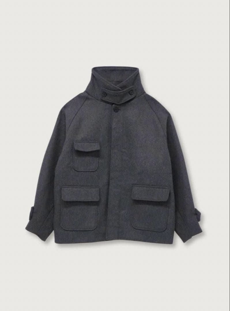 ジャケット・アウター geeong flap pocket wool coat