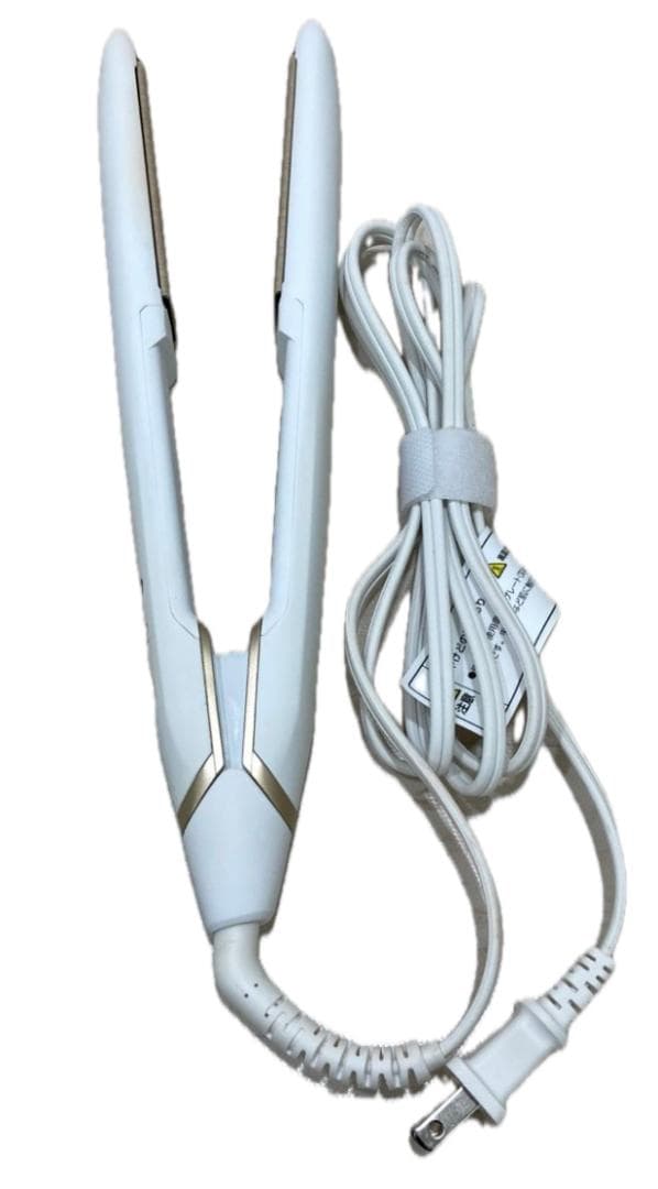 絹女 KINUJO W ストレートヘアアイロン ホワイト DS200 超美品