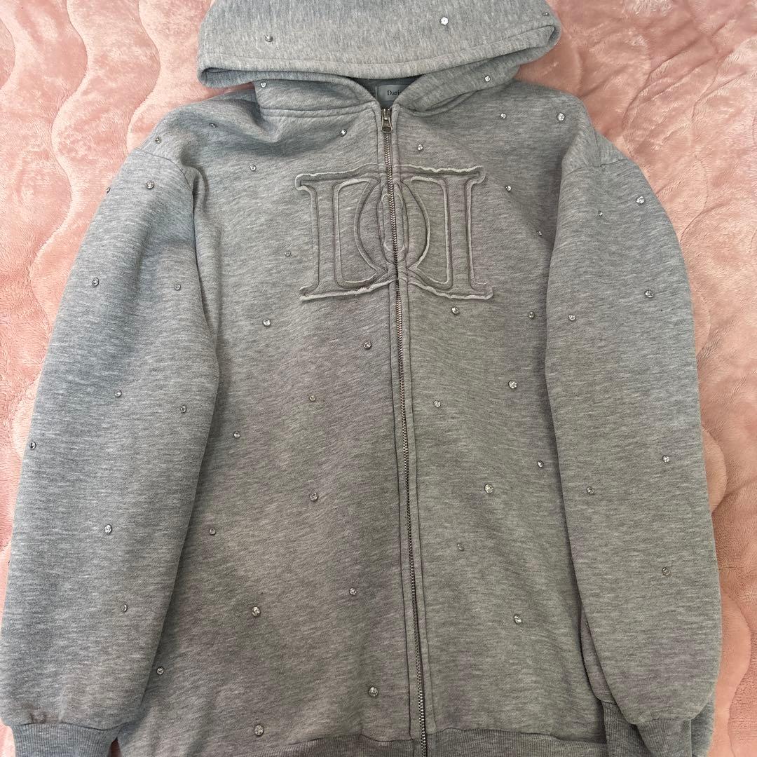 darichDDロゴビジュージップパーカー