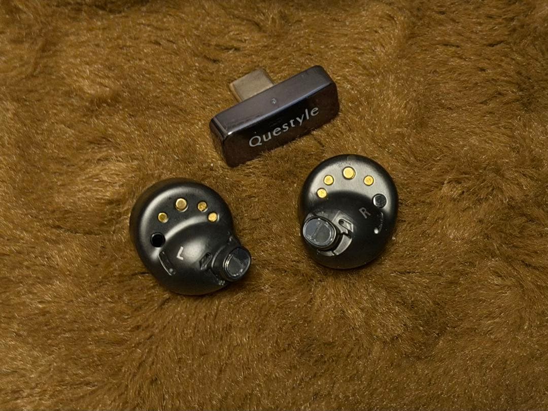イヤホン Technics AZ100 Questyle QCC Dongle Pro