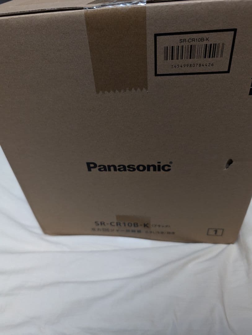 【即日発送】Panasonic 炊飯器 SR-CR10B-K ブラック