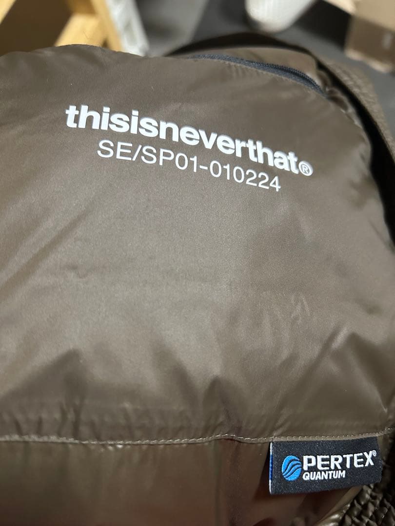 thisisneverthatダウンジャケット フルジップ　Mサイズ