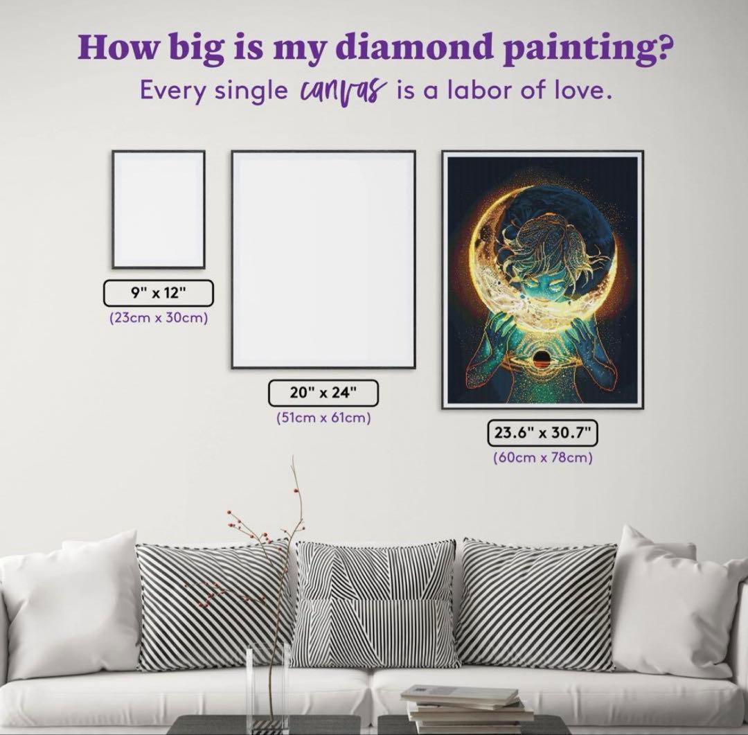 ダイヤモンドアートクラブ ムーンイーター　ユウメイアート　スクエア　DAC